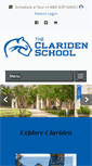Mobile Screenshot of claridenschool.org